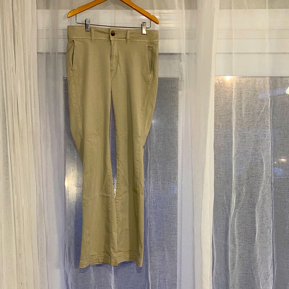 American Eagle X Stretch boot cut khaki pants